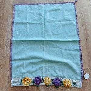 Anthropologie Floral Tea Towel NWT